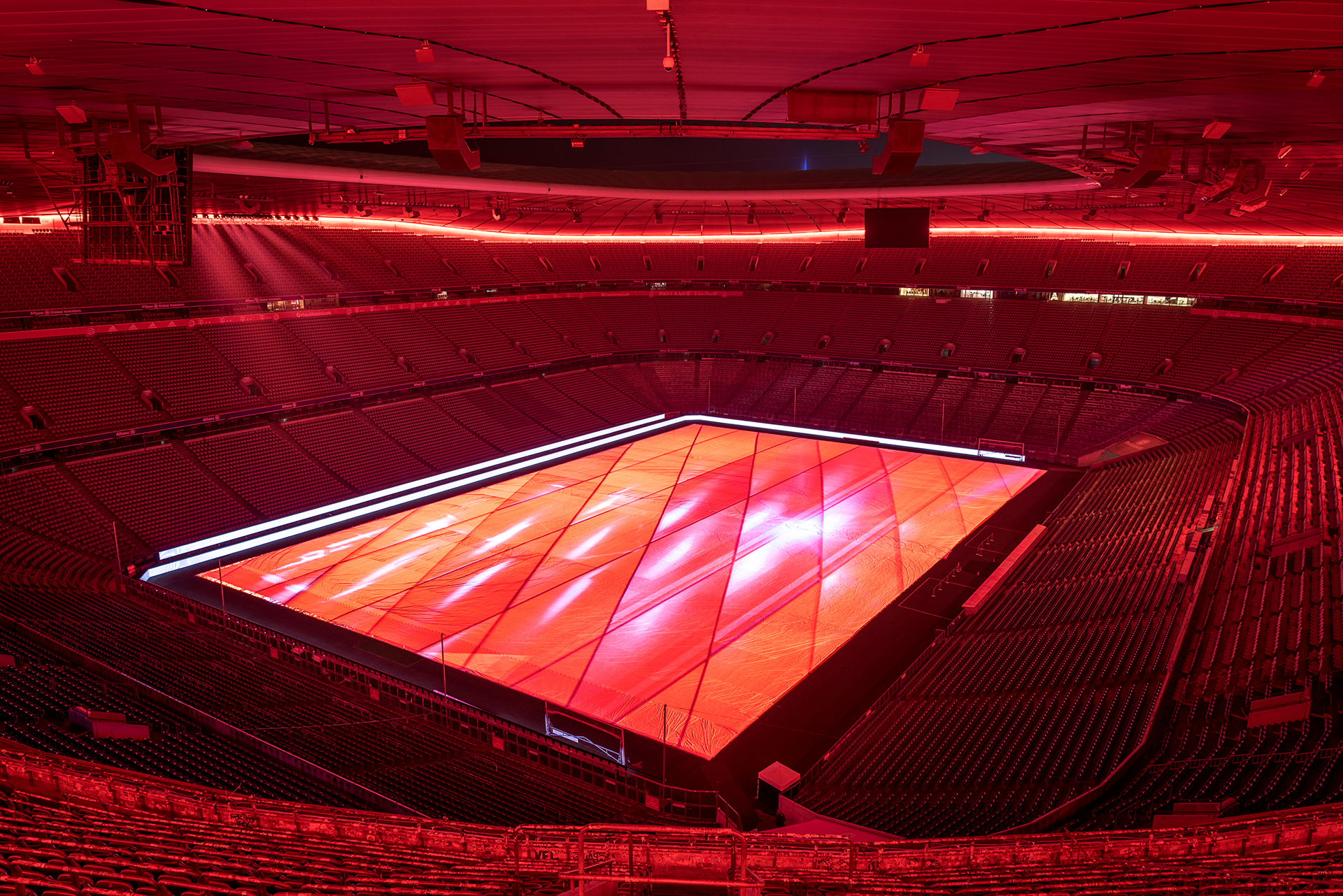 FC Bayern München video mapping at Allianz Arena