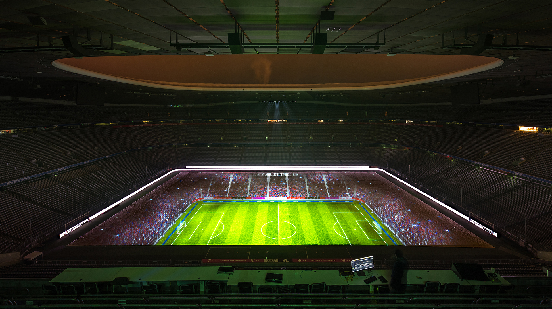 Projection mapping at Allianz Arena for FC Bayern München