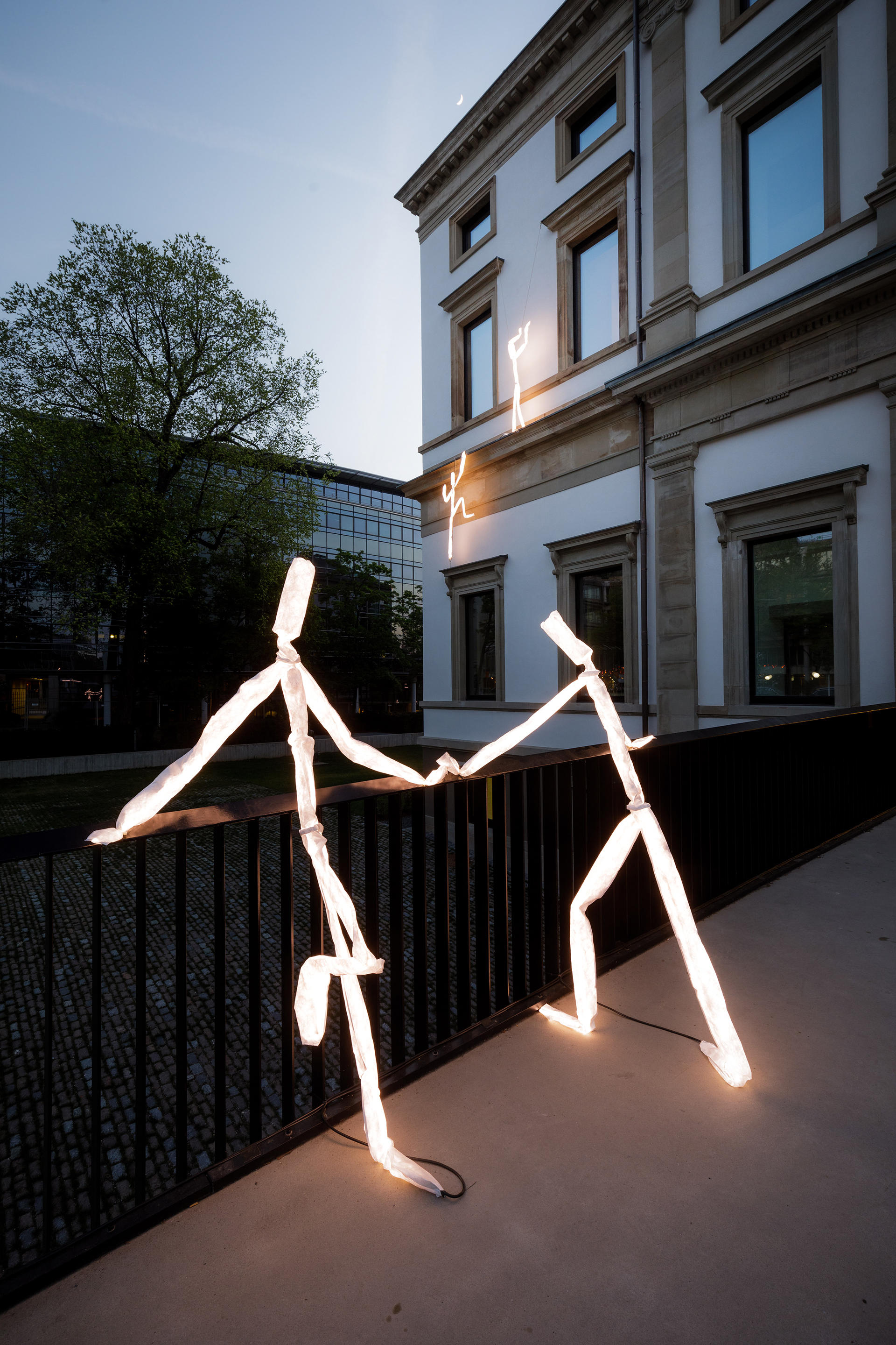 Lichtskulptur-Pärchen