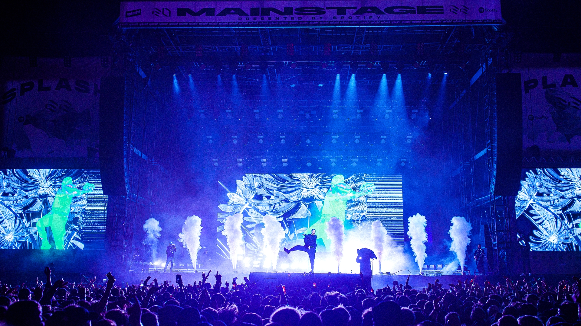 Echtzeitvideoeffekte für RIN live beim Splash! Festival 2022